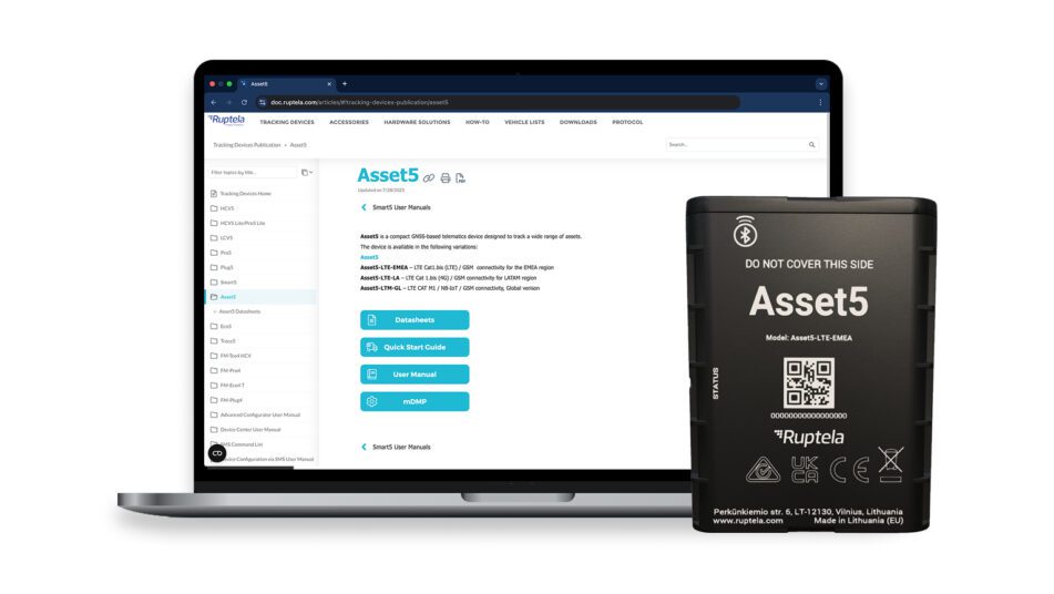 Asset5 – Compact GPS Asset Tracker | Ruptela