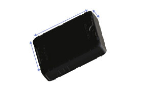 Ruptela Pro5S GNSS tracker compact housing 101x74x23mm for easy installation