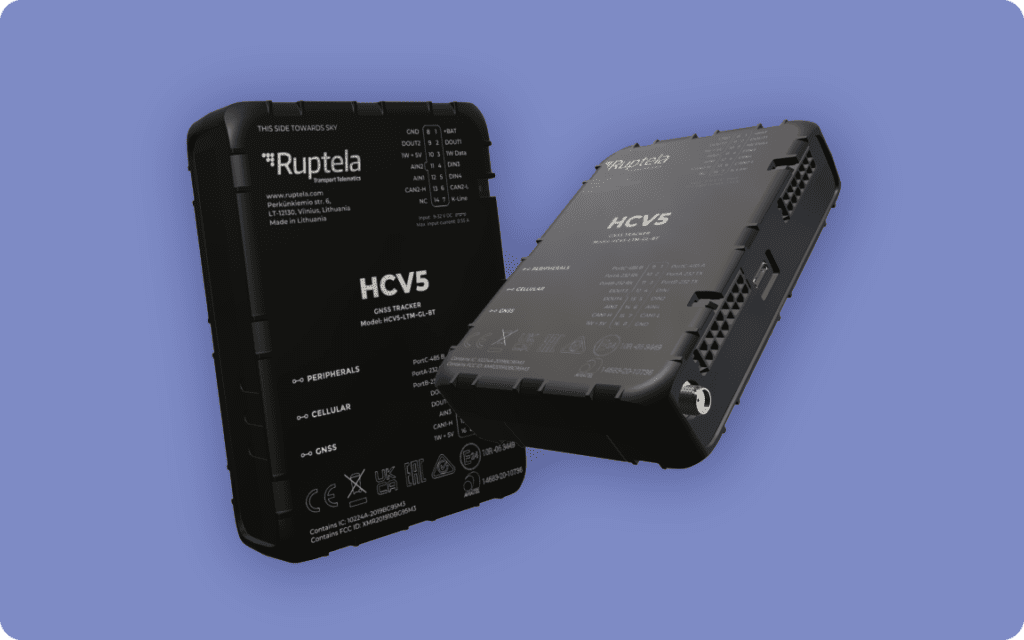 Ruptela HCV5 fleet tracking device

