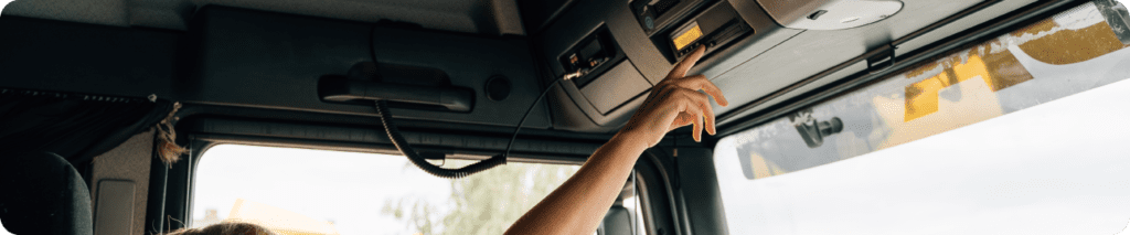 Smart tachograph installed in a commercial van