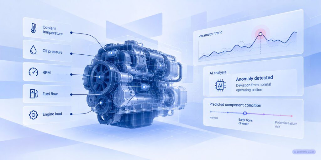 AI-powered predictive maintenance and engine monitoring